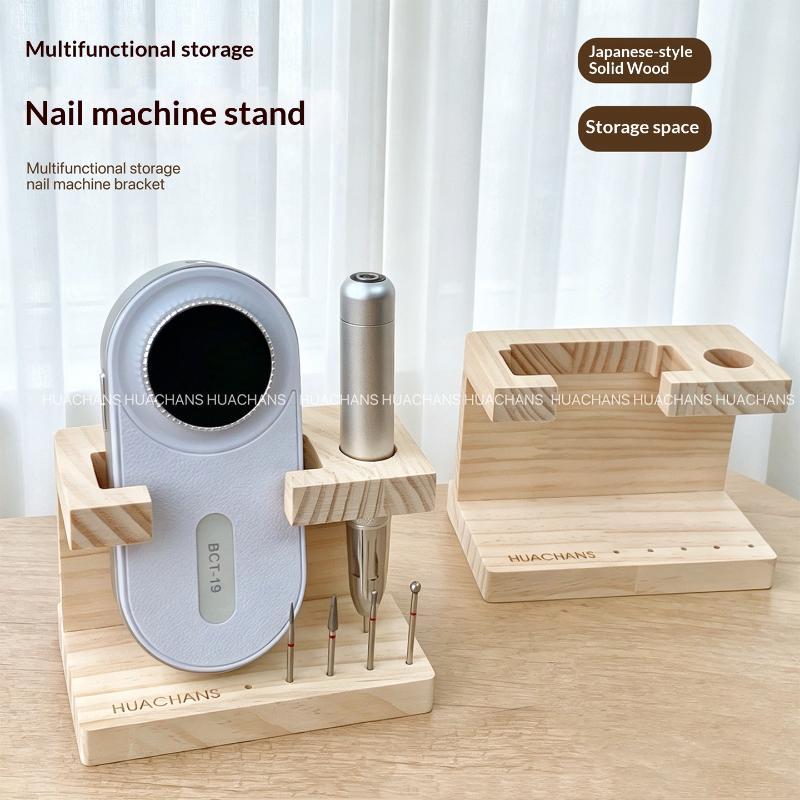 Nail Drill Machine - Tragbarer Holzhalter für Nagelbohrer, 1 Stück,