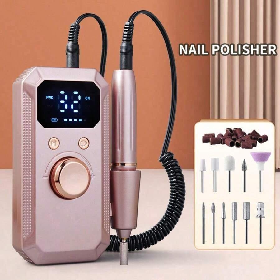 Nail Drill Machine - 20.000 U/min wiederaufladbarer elektrischer Nagelbohrer, tragbare