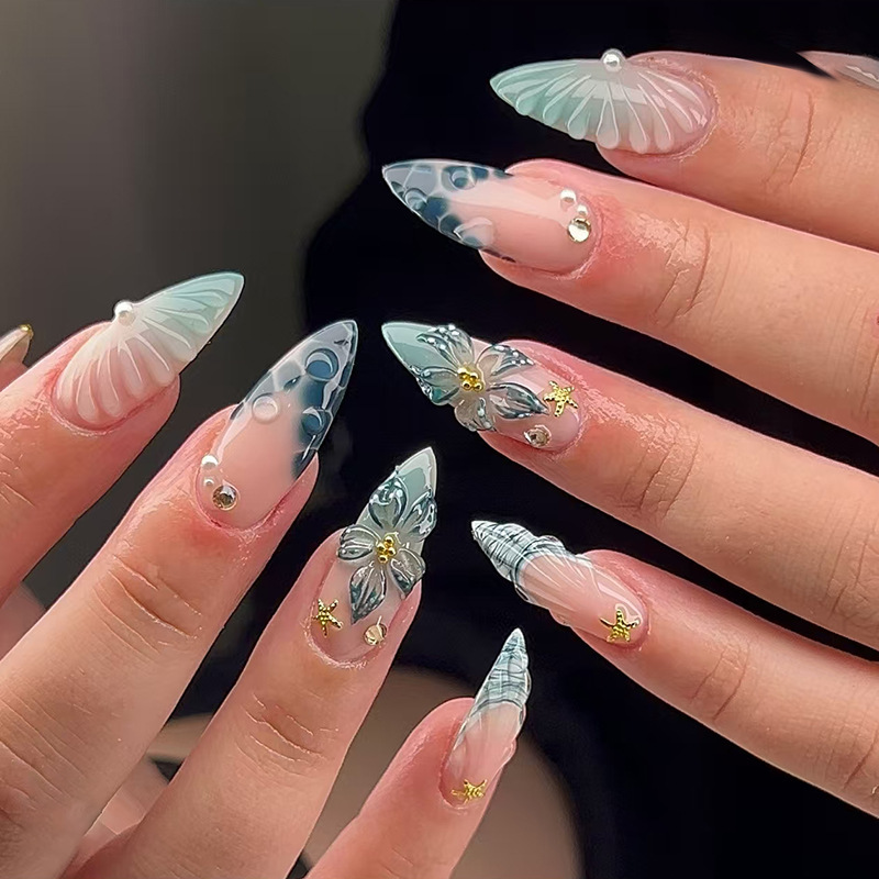 24 Stück tragbare Nägel-Sets z – Nail Art Press On Bewertung und Preis