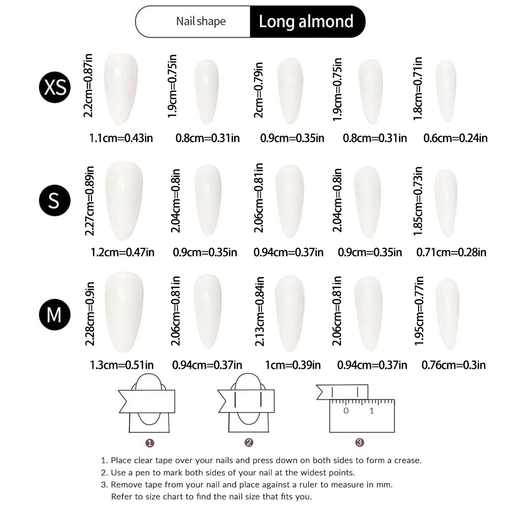 10 Stück, original, handgefert – Nail Art Press On Bewertung und Preis