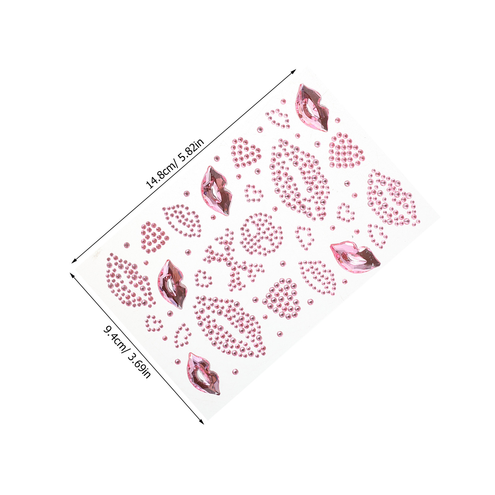 10 Blatt Valentinstag Strass-L – Nail Art Valentines Day Bewertung und Preis