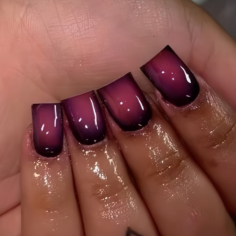 Kurze, quadratische Kunstnägel – Nail Art Press On Bewertung und Preis