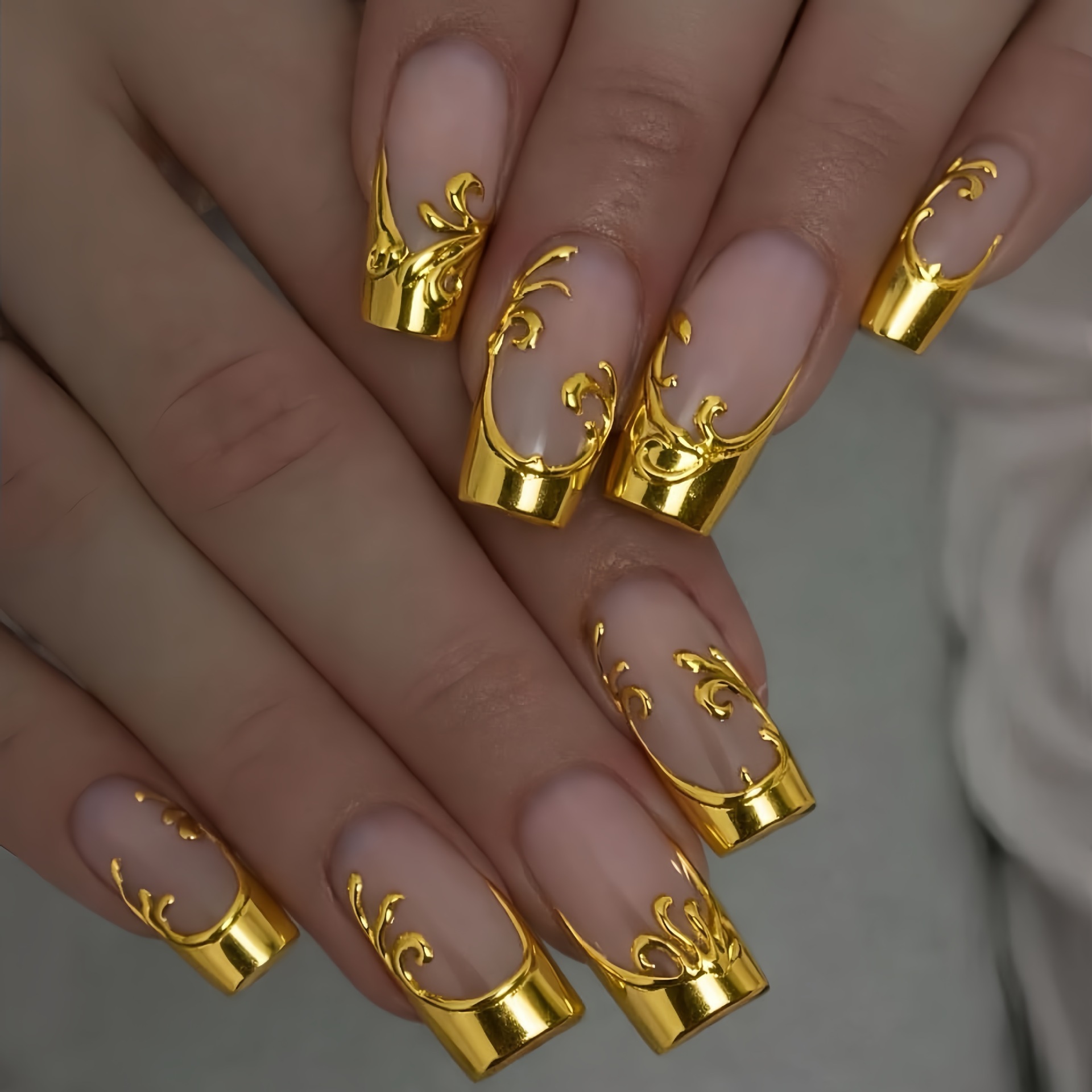 Mittellange künstliche Nägel f – Nail Art Press On Bewertung und Preis